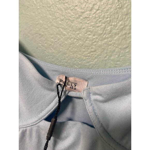 NWT Oh Polly Women's Batch A Sky Blue Adjustable Strap‎ Dress Size US 6 - Picture 6 of 10